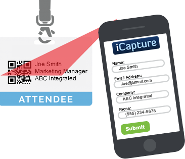 trade show badge scanner app android