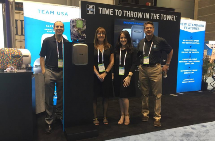 Excel Dryer IV Sales Team Trade Show Success